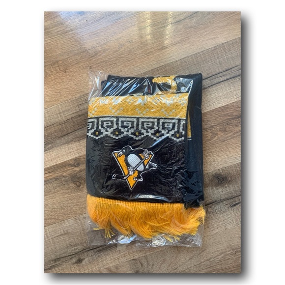 ๐๐ง Adidas Pittsburgh Penguins Scarf Ladies Reversible - Picture 9 of 9